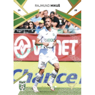 2024/25 Sportzoo Chance Liga 1. série #164 Rajmund Mikuš Gold Glitter 18/25