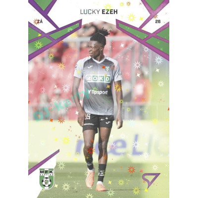 2024/25 Sportzoo Chance Liga 1. série #166 Lucky Ezeh Cosmic Pink