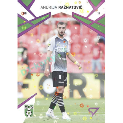 2024/25 Sportzoo Chance Liga 1. série #160 Andrija Ražnatovič Cosmic Pink