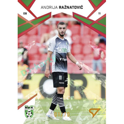 2024/25 Sportzoo Chance Liga 1. série #160 Andrija Ražnatovič Copper Diamond xx/70