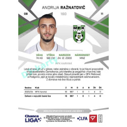 2024/25 Sportzoo Chance Liga 1. série #160 Andrija Ražnatovič
