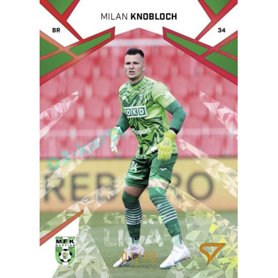 2024/25 Sportzoo Chance Liga 1. série #157 Milan Knobloch Copper Diamond xx/70