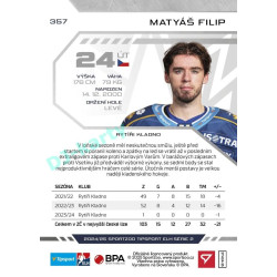 2024/25 Sportzoo ELH 2. serie #357 Matyáš Filip
