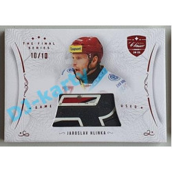 2021/22 OFS The Final Series Jaroslav Hlinka #STI-HLJ 10/10 Game Used Stick Red