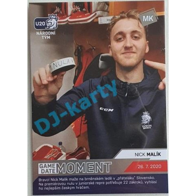 2021 MK reprezentace Nick Malík GDM #86