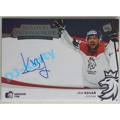 2021 MK reprezentace Jan Kovář #NPS-JK 36/44 National Pride Signatures