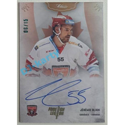 2021/22 OFS The Final Series Jérémie Blain #FL-JBL 06/15 Bonus Signature Foreign Legion