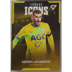 2021/22 Sportzoo Fortuna Liga 2. série #LI-AL Admir Ljevaković LEAGUE ICONS BOOKLET 13/20