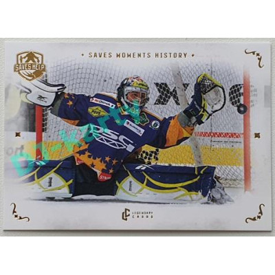 2021/22 Legendary Cards SAVES HELP MEMORABILIA SERIES #SMH-14 Jakub Sedláček Saves Moments History Gold /155