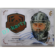 2021/22 Legendary Cards SAVES HELP MEMORABILIA SERIES #SH-028 Filip Novotný Autograph 10/25