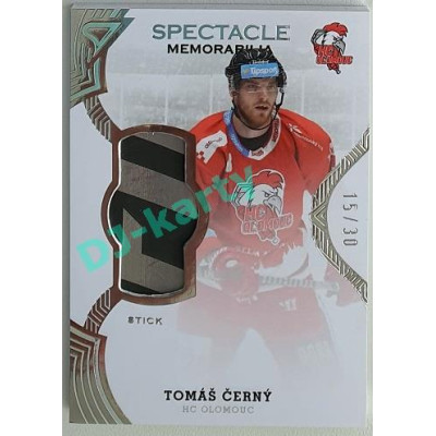 2021/22 Sportzoo TIPSPORT ELH 2. série #SR-TC Tomáš Černý Spectable Memorabilia 15/30