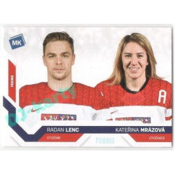 2021/22 MK reprezentace #092 R. Lenc / K. Mrázová ZOH PROMO