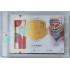 2021/22 Legendary Cards SAVES HELP MEMORABILIA SERIES #SHM-26 Milan Klouček Memorabilia Gold 12/15