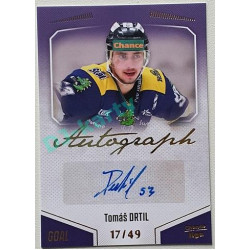 2022/23 Goal Cards Chance Liga 1. série #A-75 Tomáš Drtil Autograph 17/49