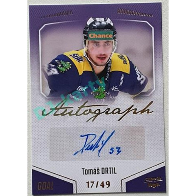 2022/23 Goal Cards Chance Liga 1. série #A-75 Tomáš Drtil Autograph 17/49