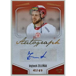 2022/23 Goal Cards Chance Liga 2. série #139 Vojtech Zeleňák Autograph xx/49