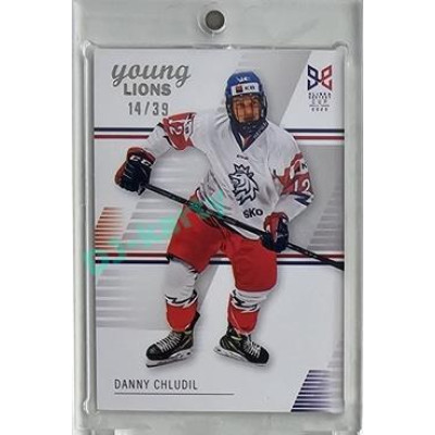 2023/24 Legendary Cards Hlinka Gretzky Cup Young Lions #14 Danny Chludil Rainbow xx/39