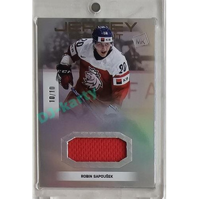2023 MK reprezentace #JS-21 Robin Sapoušek U20 Jersey Segment RAINBOW 10/10