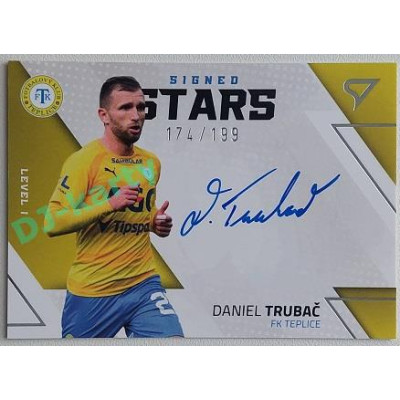 2022/23 Sportzoo Fortuna Liga 2. série #SL1-DT Daniel Trubač Signed Stars Level 1 xx/199