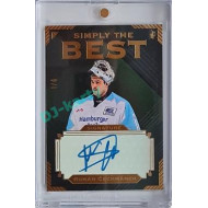 2023 Legendary Cards Simply the Best #S-34 Roman Čechmánek Signature Gold 1/4