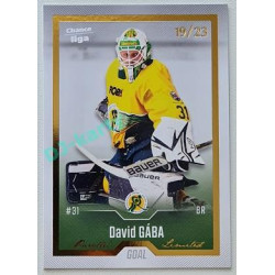 2022/23 Goal Cards Chance Liga Update #414 David Gába Gold xx/23
