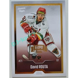 2022/23 Goal Cards Chance Liga 2. série #255 David Routa Expo Gold 1 of 3