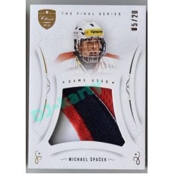 2021/22 OFS The Final Series Michael Špaček #JER-MS 05/20 Game Used Jersey Gold