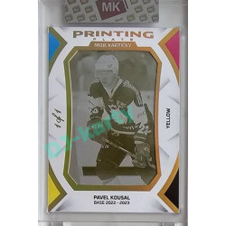 2023 MK The Gamers Extended #PP-PK Pavel Kousal BASE Printing Plates 2023 Yellow 1of1