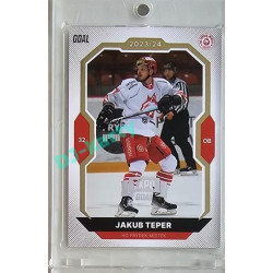 2023/24 Goal cards Chance Liga 2. série #315 Jakub Teper Expo Silver 1of7
