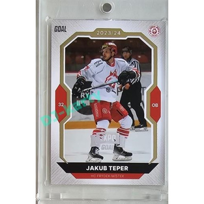 2023/24 Goal cards Chance Liga 2. série #315 Jakub Teper Expo Silver 1of7