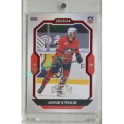 2023/24 Goal cards Chance Liga 2. série #237 Jakub Stehlík Red Expo 1of1