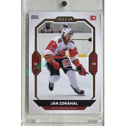 2023/24 Goal cards Chance Liga 1. série #172 Jan Zdráhal Gold 1of20