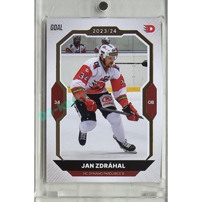 2023/24 Goal cards Chance Liga 1. série #172 Jan Zdráhal Gold 1of20