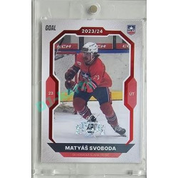 2023/24 Goal cards Chance Liga 2. série #240 Matyáš Svoboda Red Expo 1of1