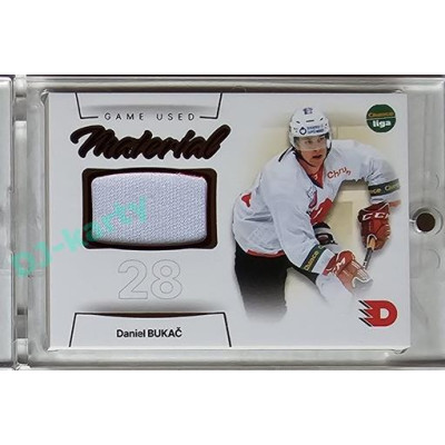 2023/24 Goal cards Chance Liga 1. série #GUM-24 Daniel Bukač Game Used Material 19/30