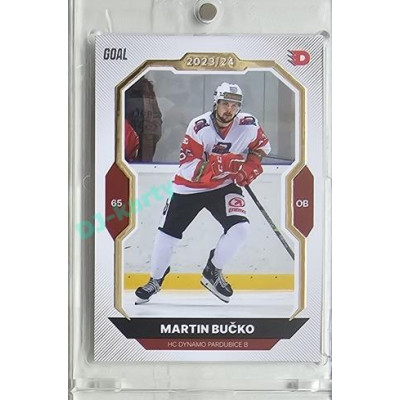 2023/24 Goal cards Chance Liga 1. série #173 Martin Bučko Gold 1of20