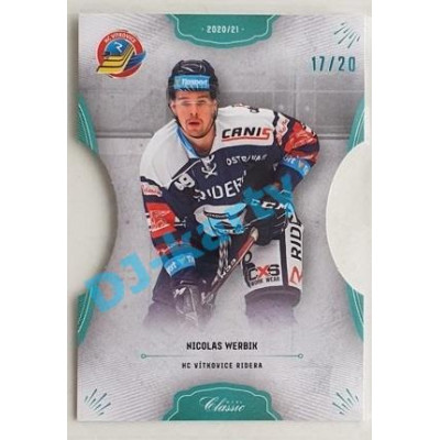 2020/21 OFS 1. série Nicolas Werbik #98 17/20 Blue Cut