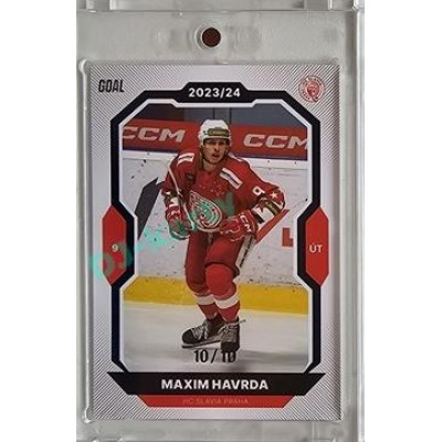2023/24 Goal cards Chance Liga 2. série #334 Maxim Havrda Blue 10/10