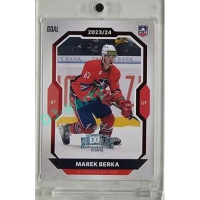2023/24 Goal cards Chance Liga 2. série #242 Marek Berka Red Expo 1of1