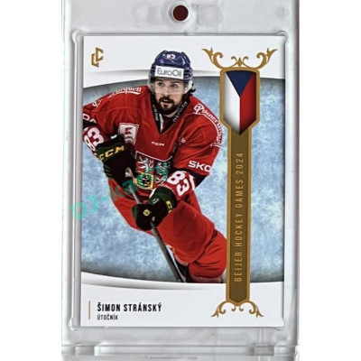 2024 LC Golden Prague Belongs to us #EHB-22 Šimon Stránský Baijer Hockey Games 2024