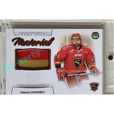 2023/24 Goal cards Chance Liga 1. série #GUM-08 Matouš Venkrbec Game Used Material 14/30