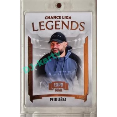 2023/24 Goal cards Chance Liga 1. série #LL-LEP Petr Leška Legends Expo 1of6