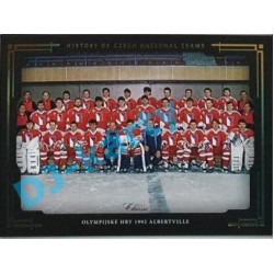 2020 OFS SSČH Olympijské hry 1992 Albertville #HCNT-40 07/10 History of Czech National Teams Gold