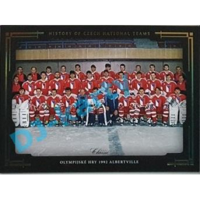 2020 OFS SSČH Olympijské hry 1992 Albertville #HCNT-40 07/10 History of Czech National Teams Gold