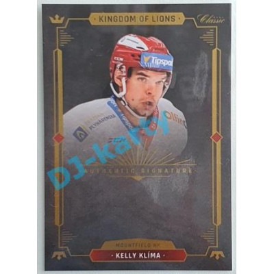 2021 OFS Kingdom of Lions Kelly Klíma #A14 Authentic Signature PROMO (bez podpisu)