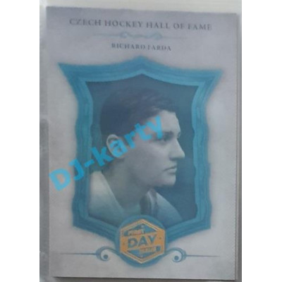 2020 OFS Síň slávy českého hokeje Richard Farda #SSCH-056 First Day of Issue Rainbow