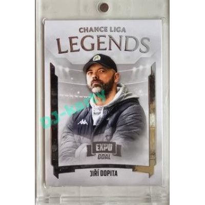 2023/24 Goal cards Chance Liga 1. série #LL-DOJ Jiří Dopita Legends Expo 1of6