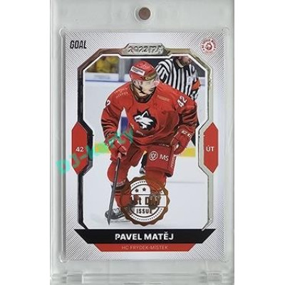 2023/24 Goal cards Chance Liga 2. série #324 Pavel Matěj 1st day of issue