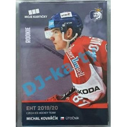 2020 MK reprezentace Michal Kovařčík RC EHT #17 Blue Promo