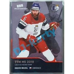2020 MK reprezentace David Musil Tým MS 2019 #50 Blue Promo